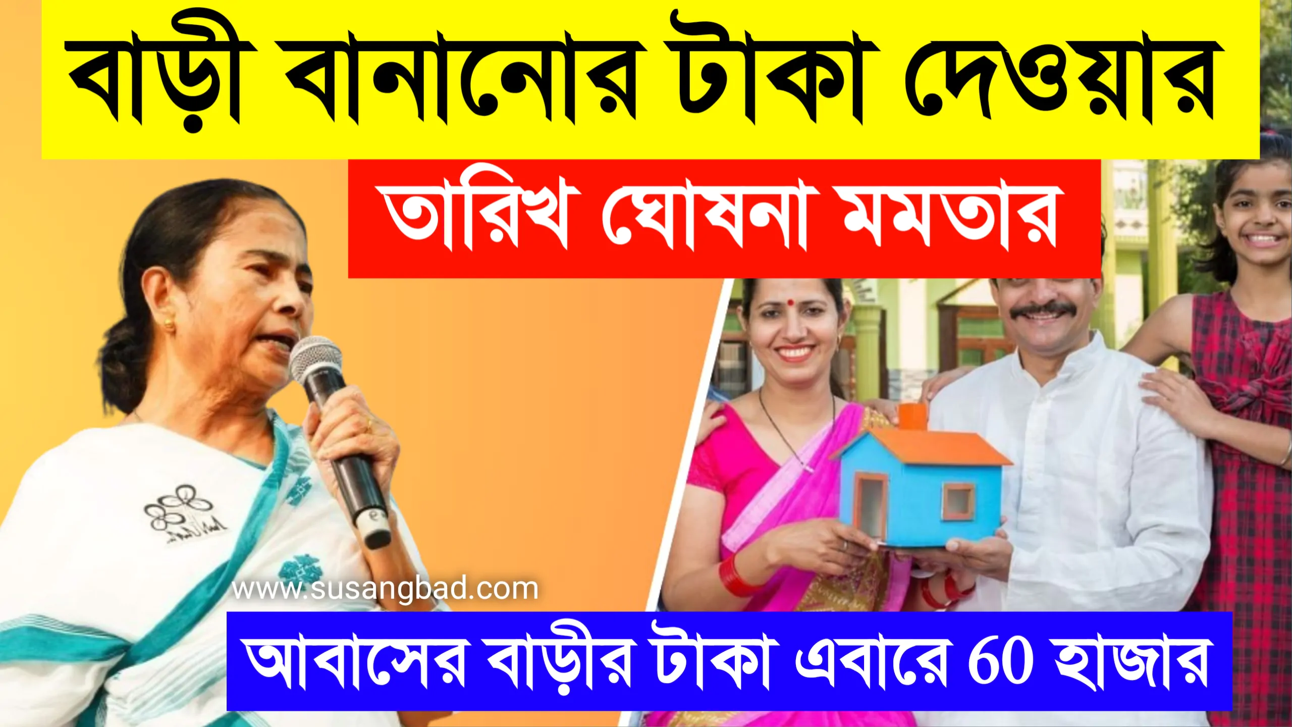 Awas Yojana Payment Release Date: বাড়ি বানানোর টাকা দেওয়ার তারিখ ঘোষণা মমতার সভা থেকে সুখবর