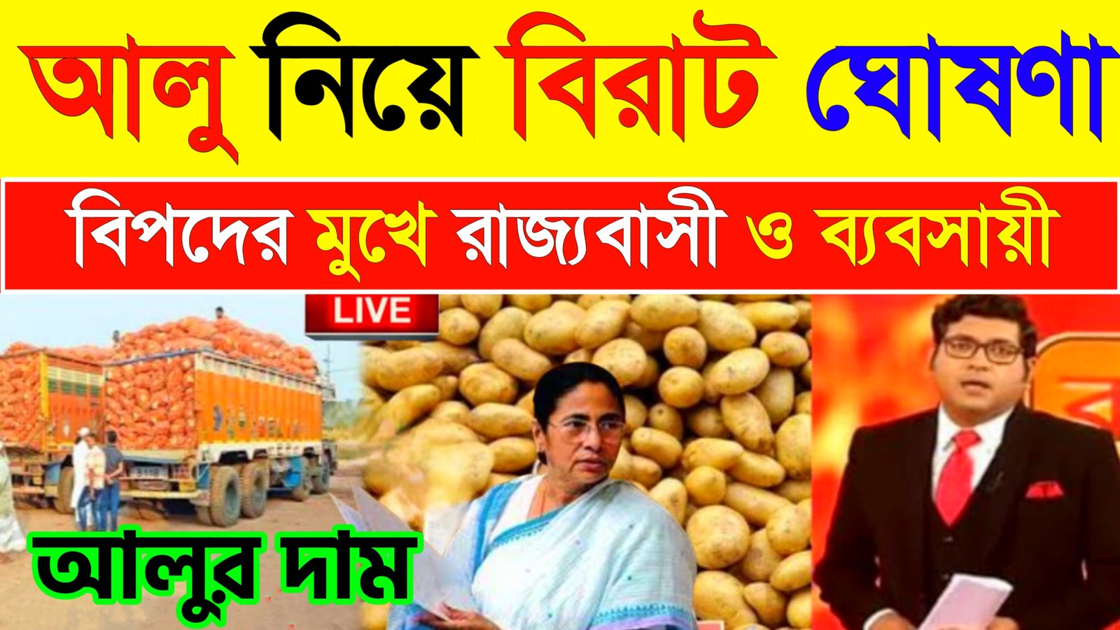 West Bengal Potato Price: আলু নিয়ে রাজ্য সরকারের বিরাট ঘোষণা, আলুর দাম নিয়ে সরব চাষীরা