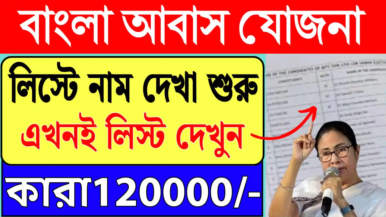 Bangla Awas Yojana Final List Check 2024 : আবাস যোজনা লিস্টে নাম দেখুন