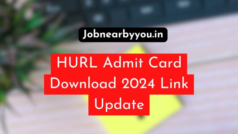 HURL Admit Card Download