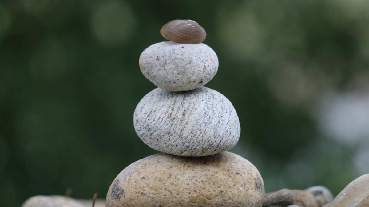 a stack of rocks